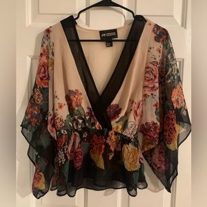 Conscious Collection Sheer Floral Blouse